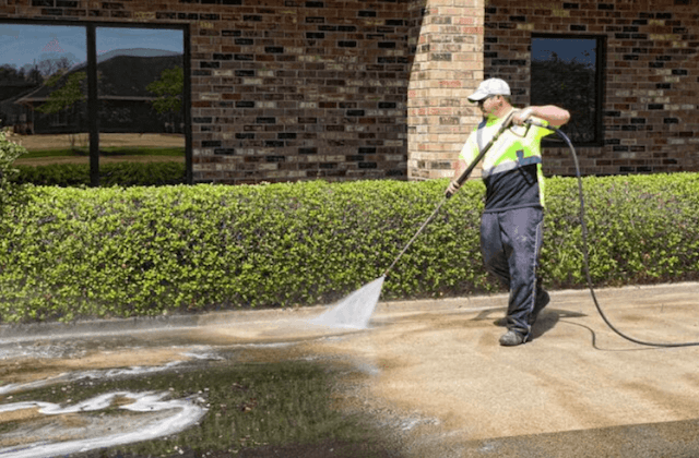 commercial concrete cleaning in burbank